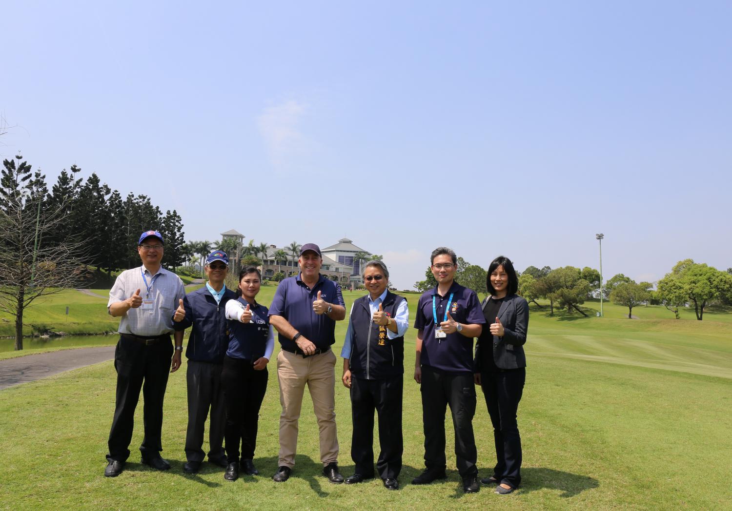 2019.04.10_2020世界大學高爾夫錦標賽FISU技術代表至台中國際高爾夫球場勘察，共5張圖片