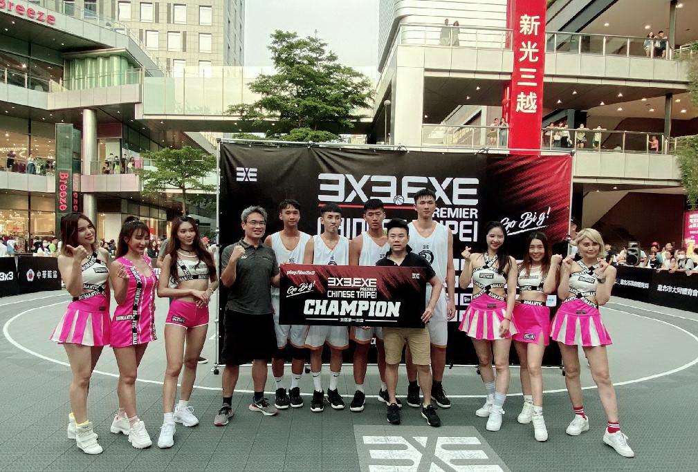 2020.07.04_3X3.EXE籃球聯盟賽首戰 「台中隊」包辦冠亞軍，共3張圖片