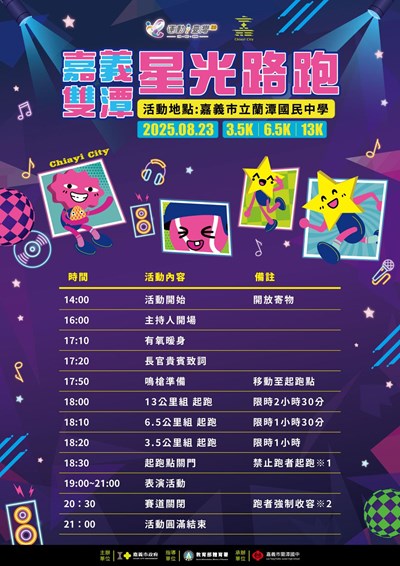 嘉義雙潭路跑